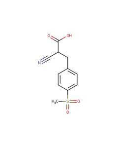 Astatech 2-CYANO-3-[4-(METHYLSULFONYL)PHENYL]PROPIONIC ACID; 1G; Purity 95%; MDL-MFCD30479677